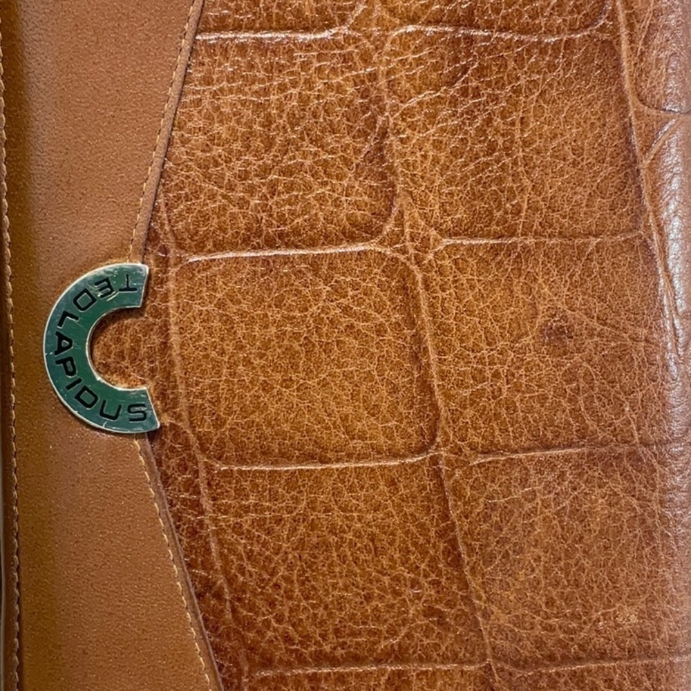 TED Lapidus clutch/wallet Brown Leather - Picture 3 of 15
